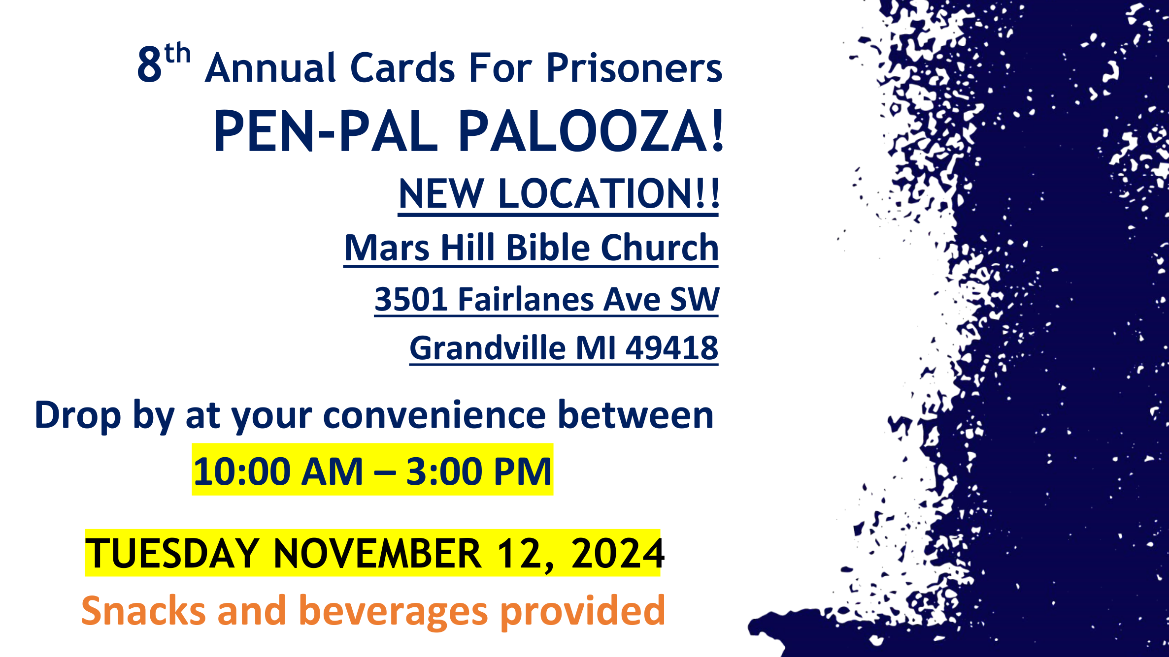 8th Annual Cards For Prisoners PEN-PAL PALOOZA!